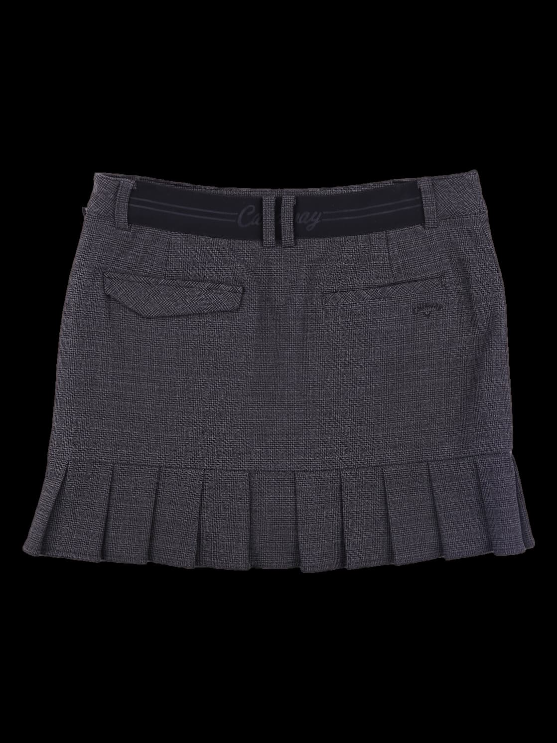 체크 플리츠 스커트