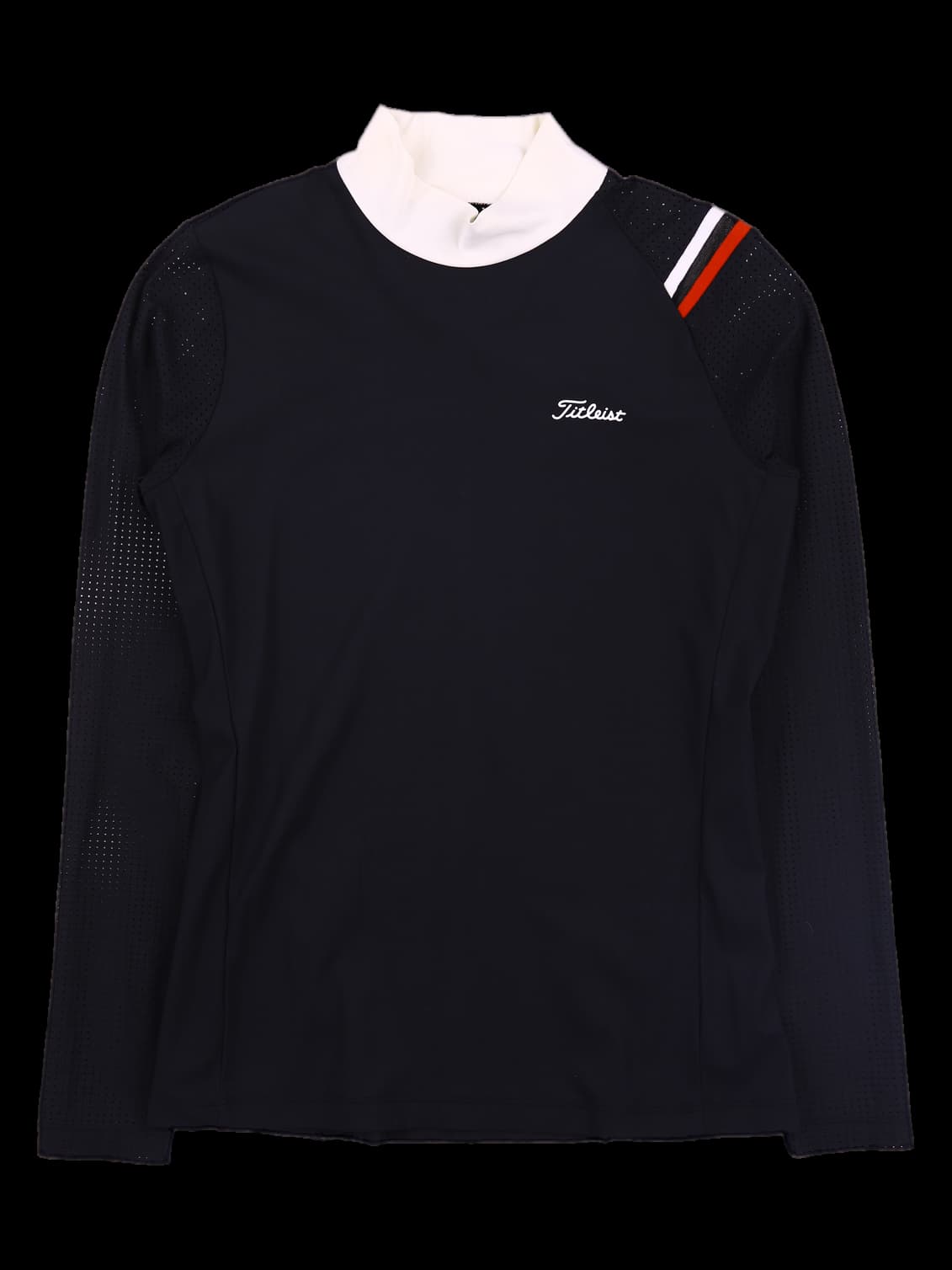 하이넥 펀칭 긴팔티