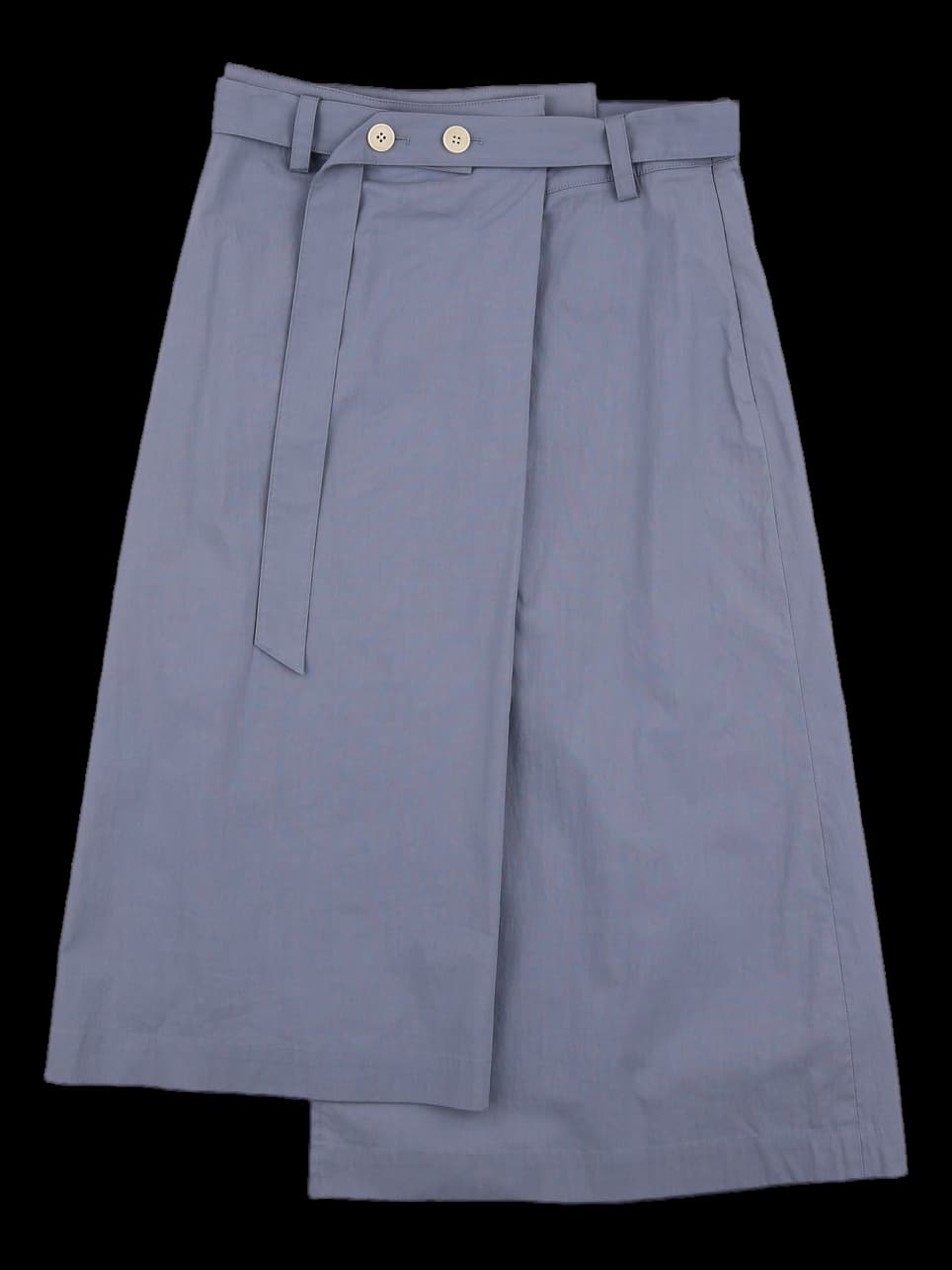 언밸런스 벨티드 스커트