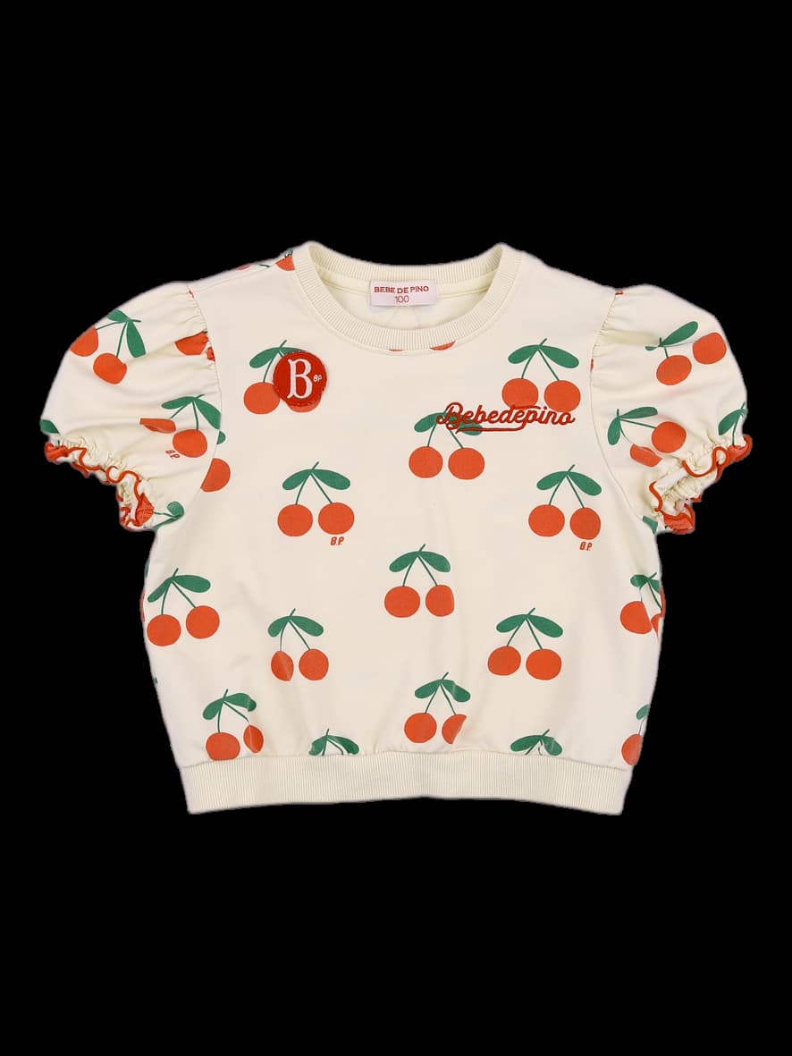 [키즈] 체리 퍼프 반팔티