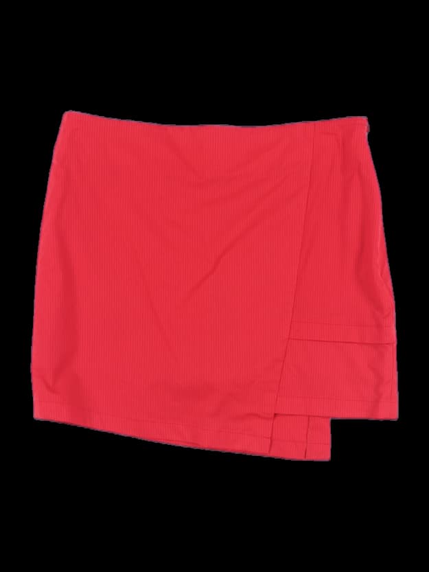 언밸런스 스트라이프 스커트