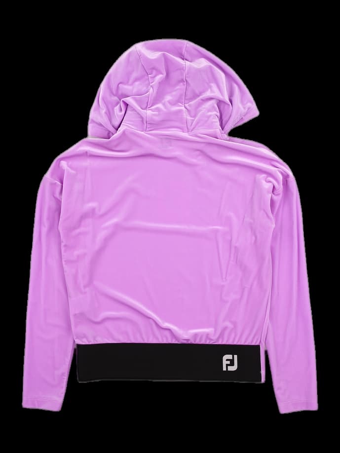 후드 벨벳 티셔츠