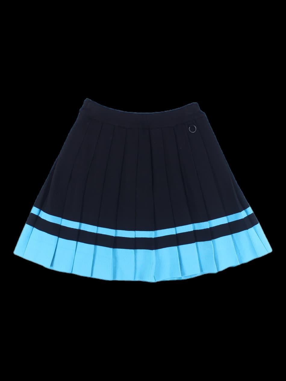 니트 플리츠 스커트