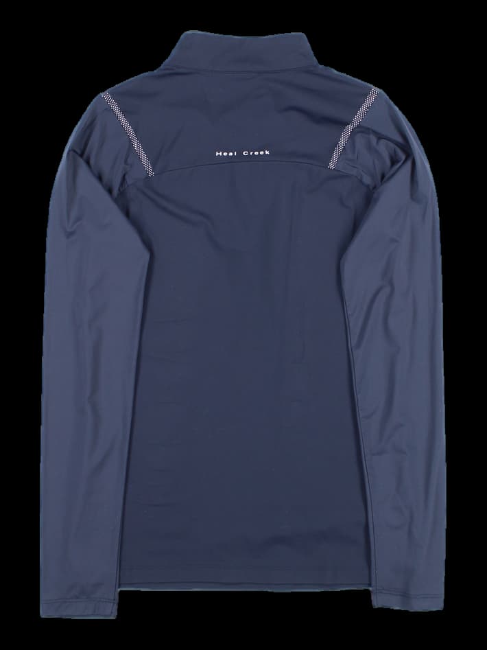 스트레치 긴팔 하프집업