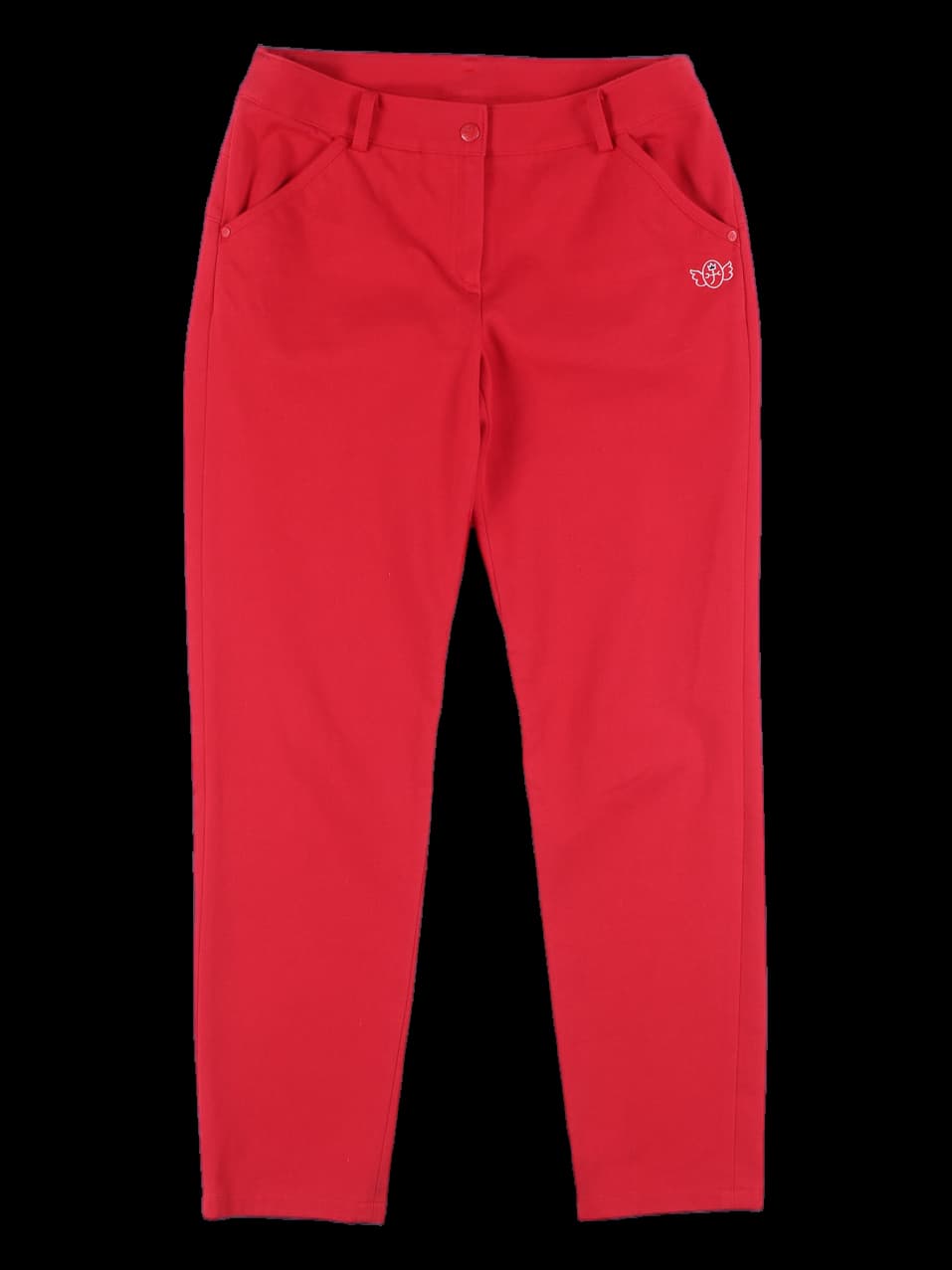 자수 포인트 롱 팬츠