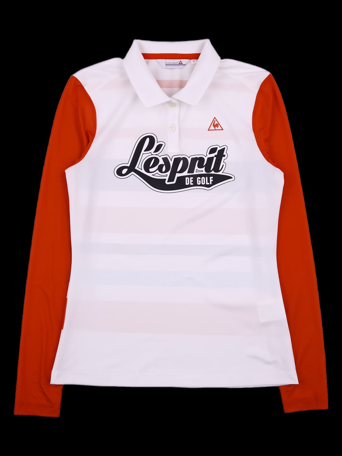 배색 긴팔카라티