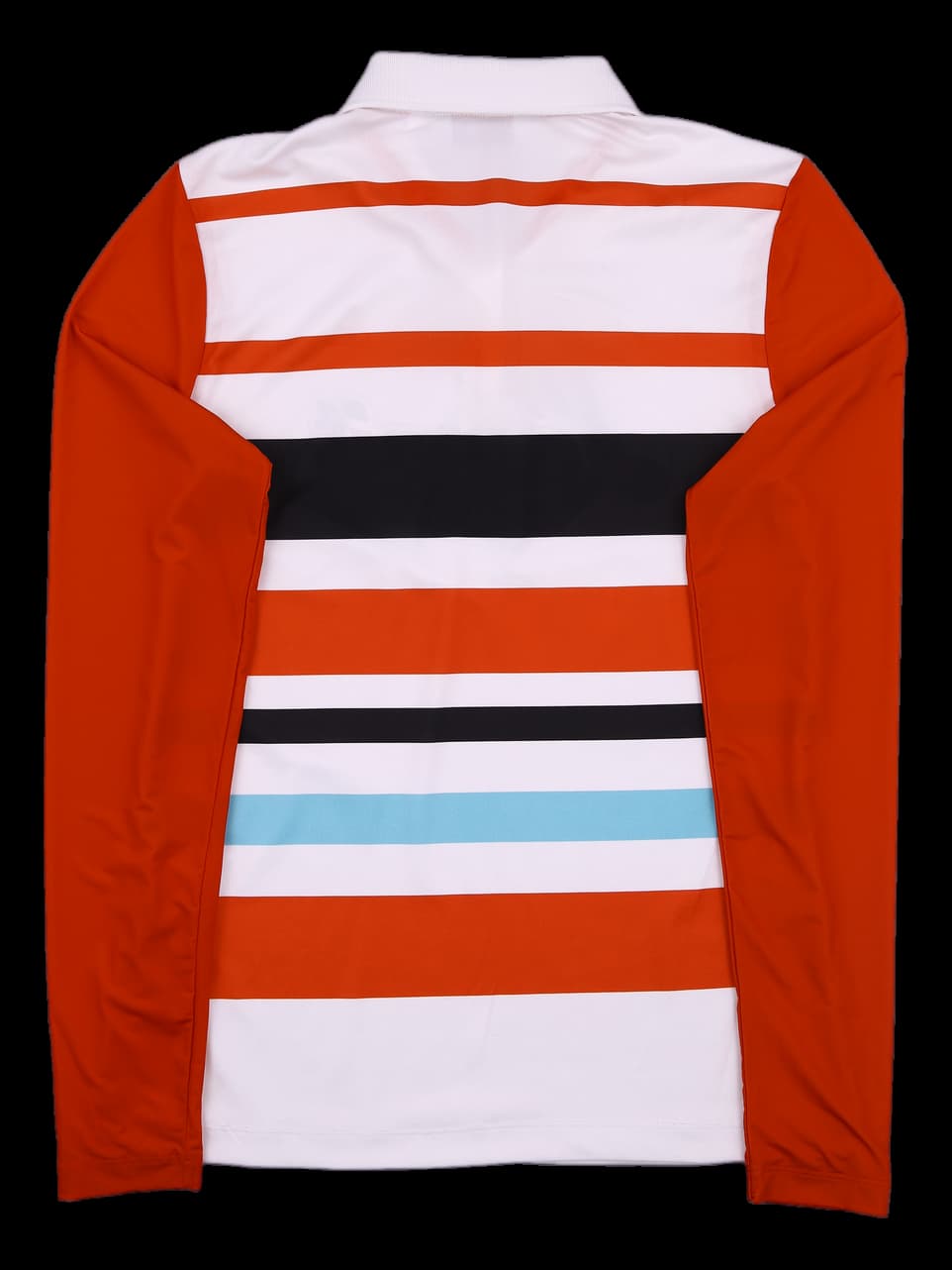 배색 긴팔카라티