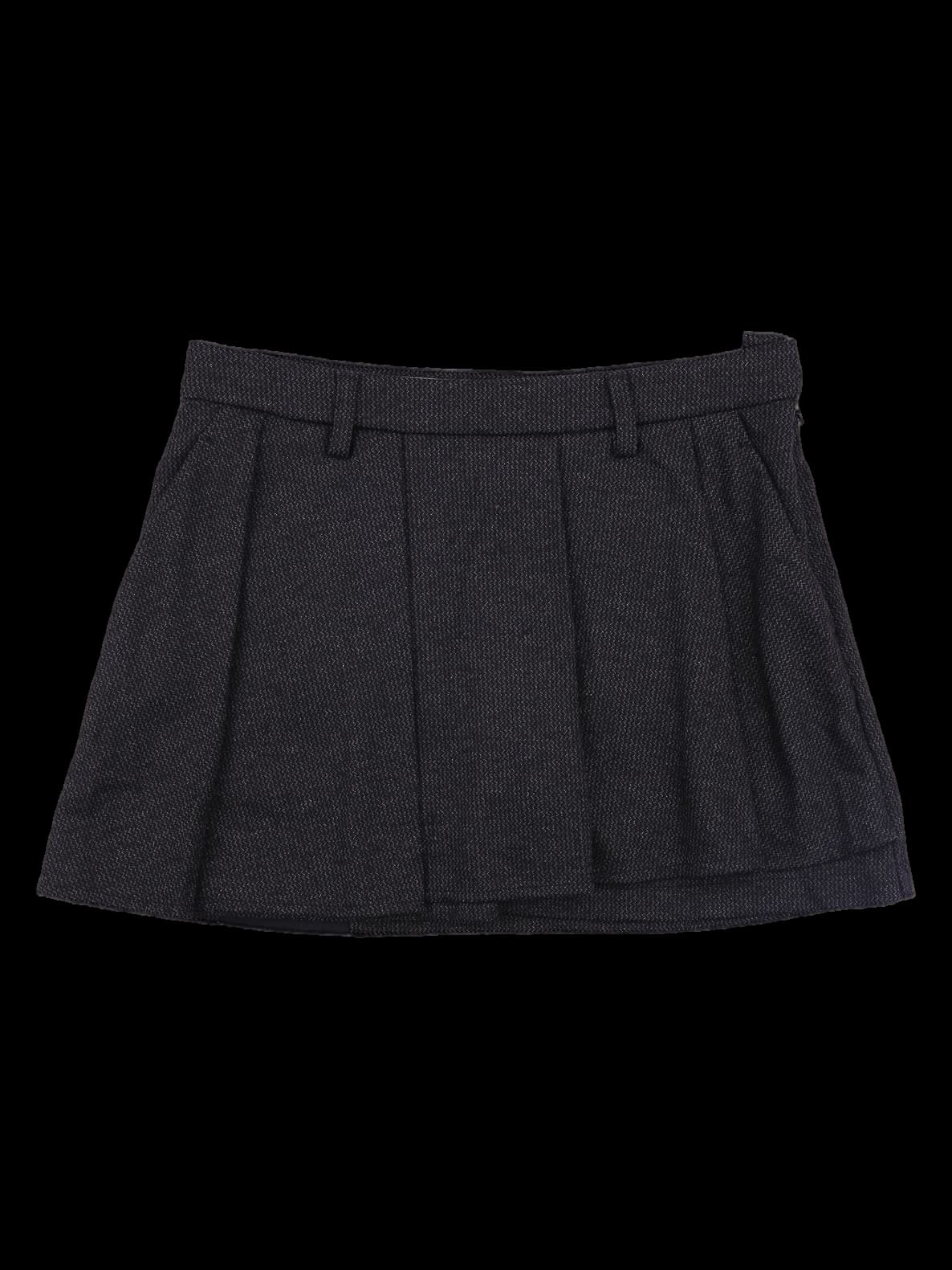 텍스처드 플리츠 스커트