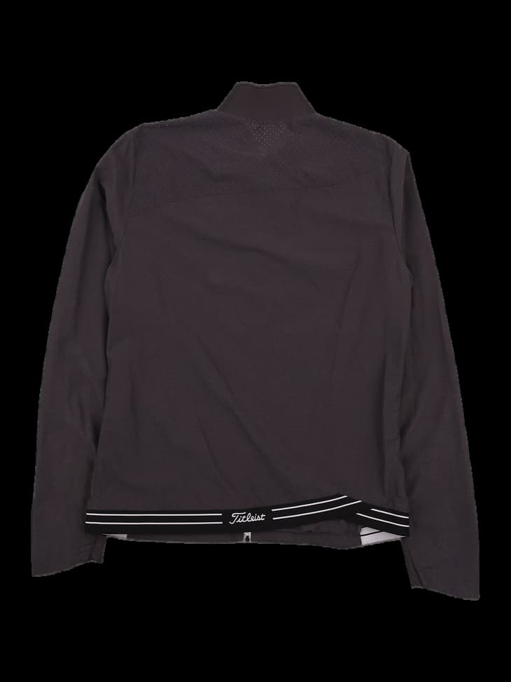 로고 긴팔 하프집업