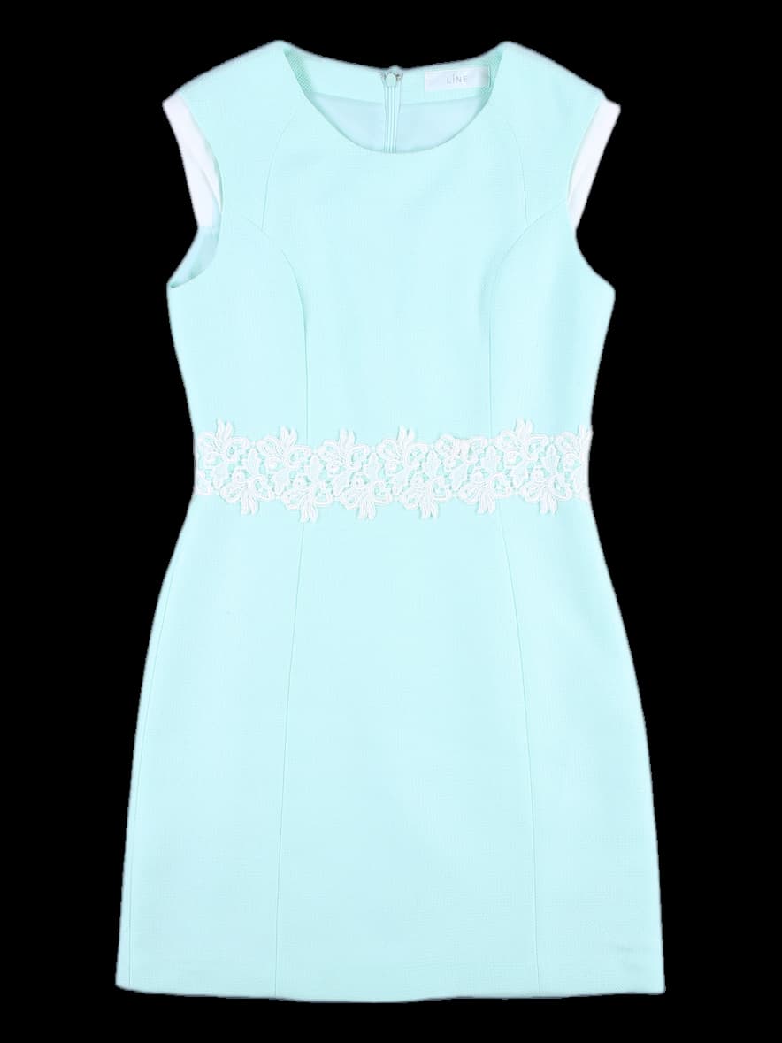 민소매 미디 원피스