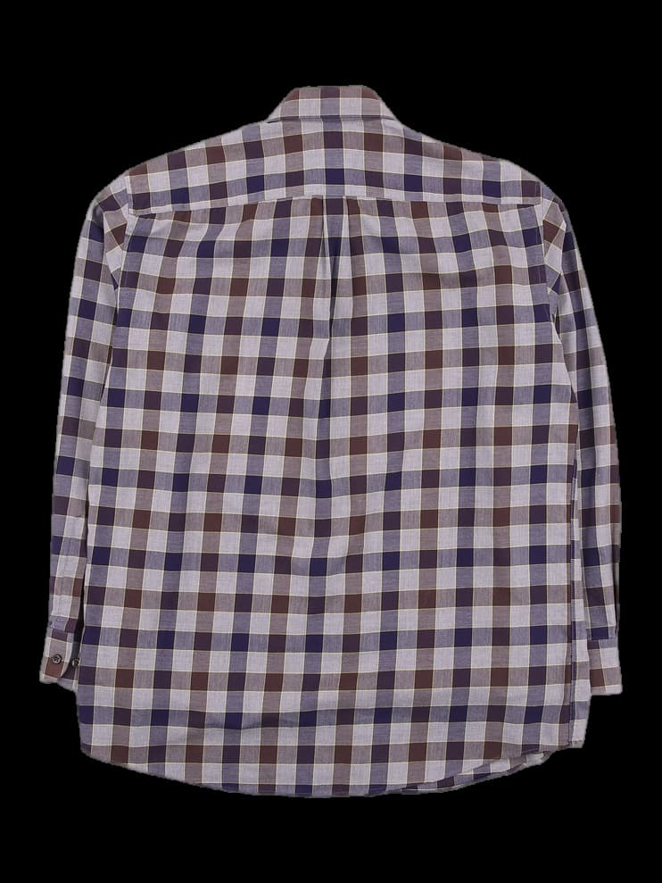 [남성] 체크 카라 셔츠 