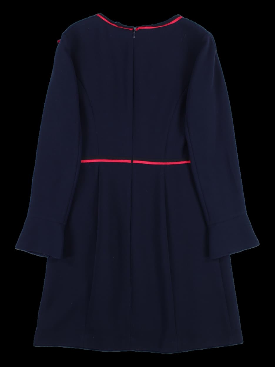 리본 긴팔 원피스