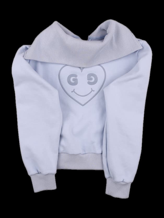 스마일하트 하프 집업