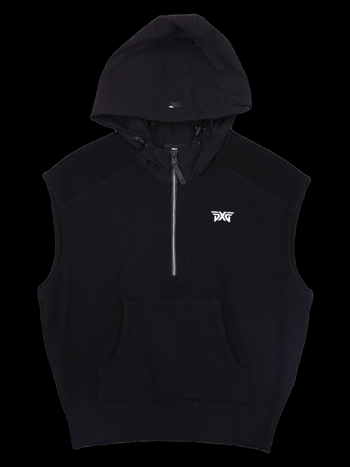 패딩 후드 조끼