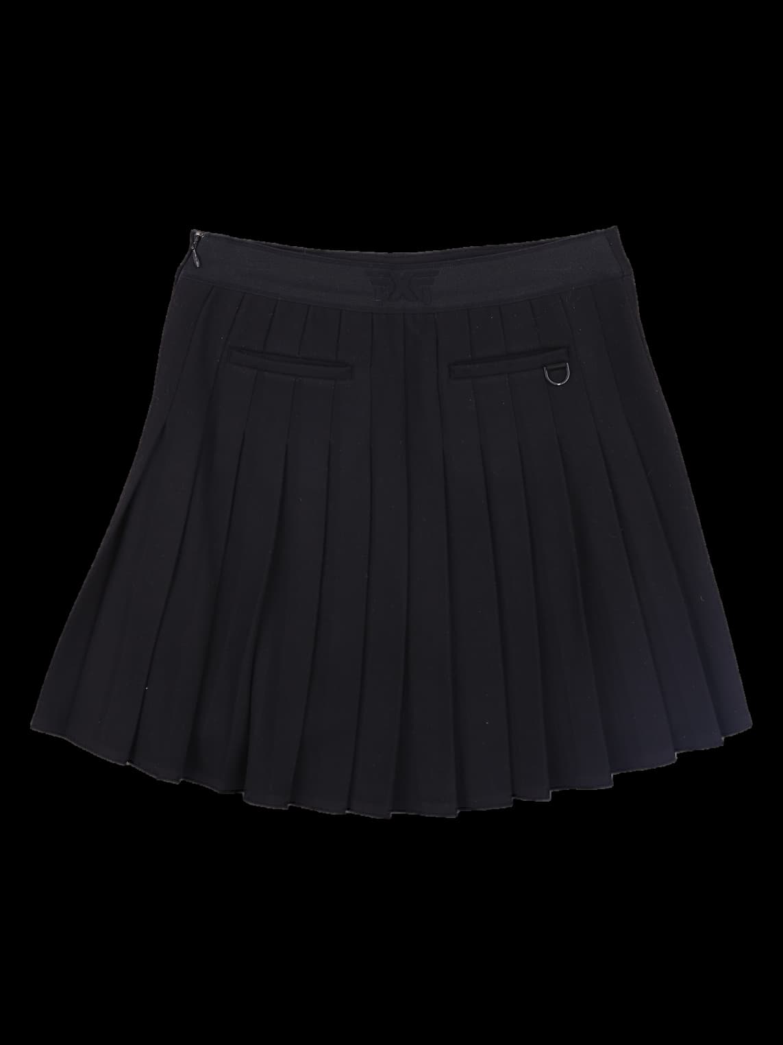 기모 주름 골프 스커트