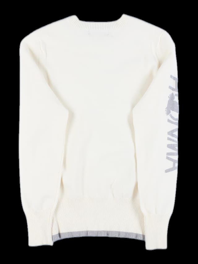 로고 긴팔 니트