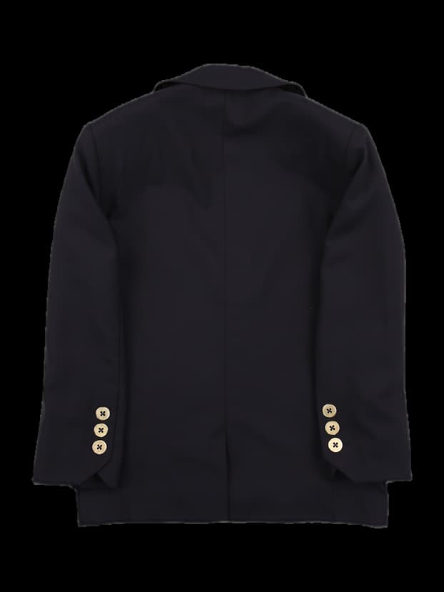 원 버튼 긴팔 자켓