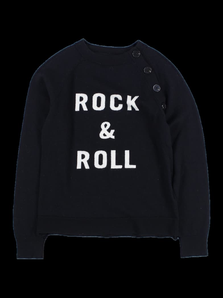 사이드 버튼 니트