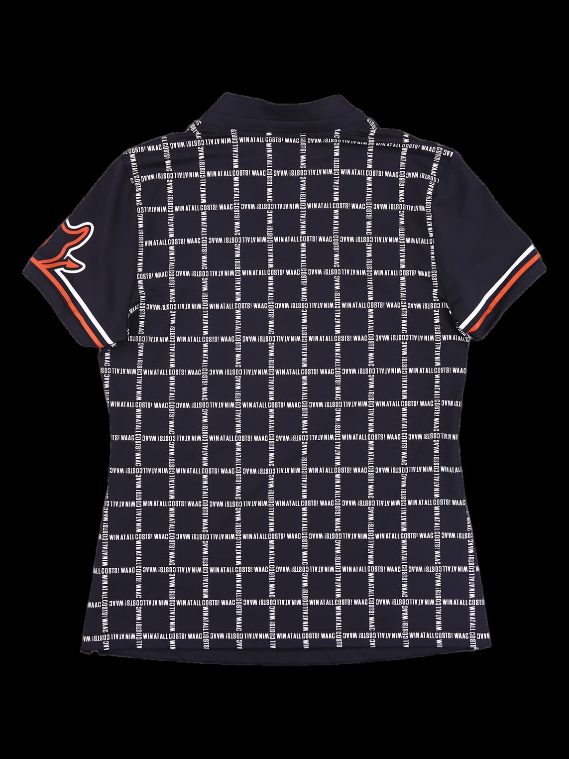 로고 체크 반팔 카라티