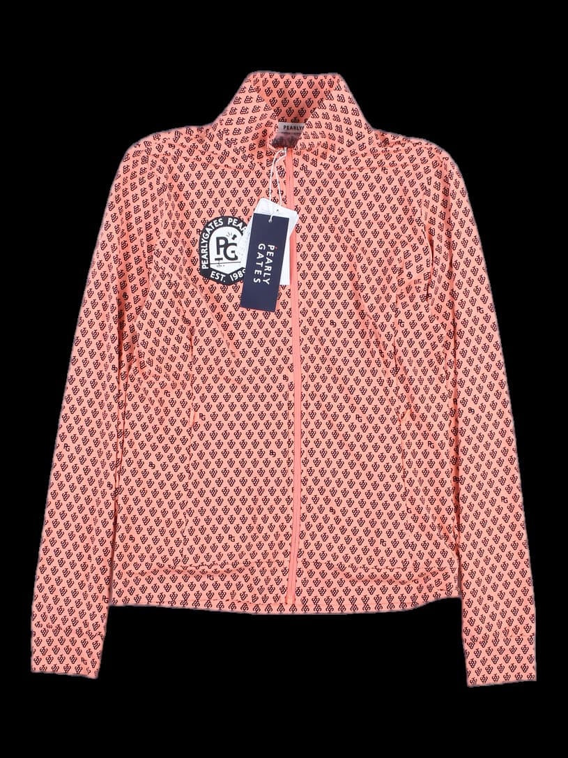 [새상품] 프린트 패턴 골프 집업