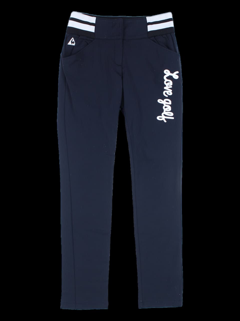 밴딩 로고 골프 바지