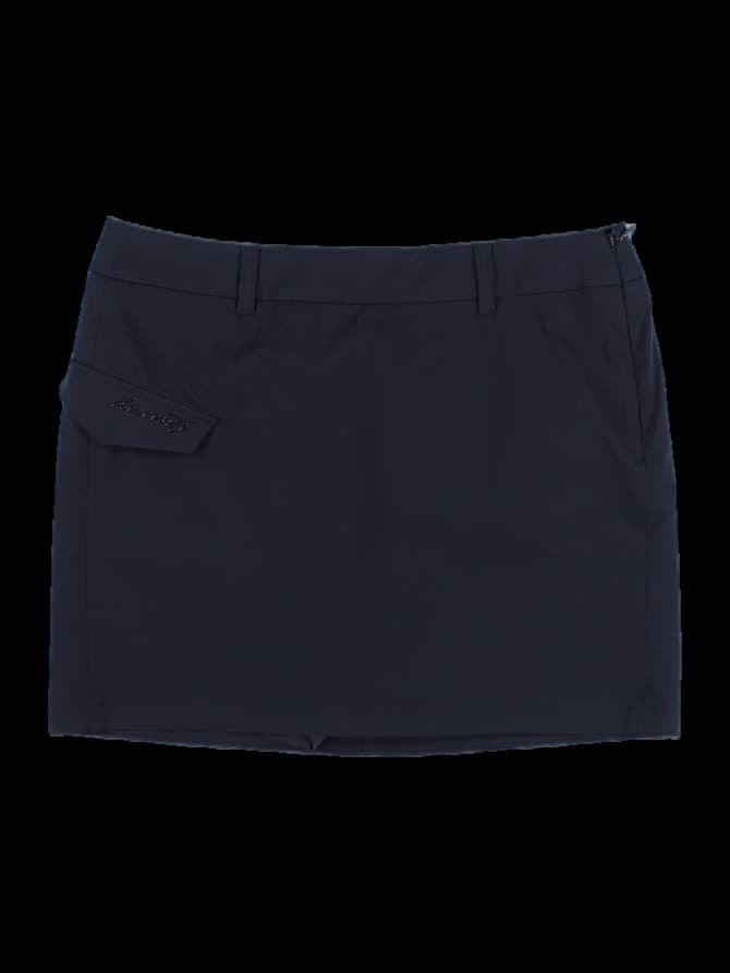 베이직 언발란스 포켓 미니 스커트
