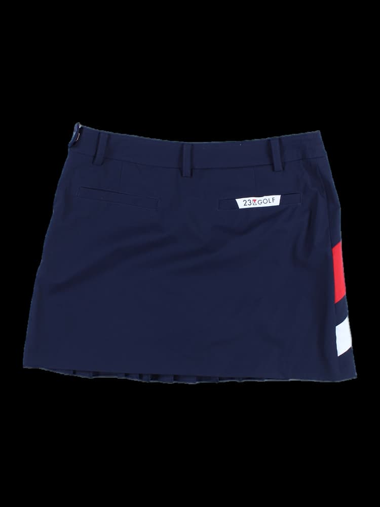 스트레치 배색 스커트