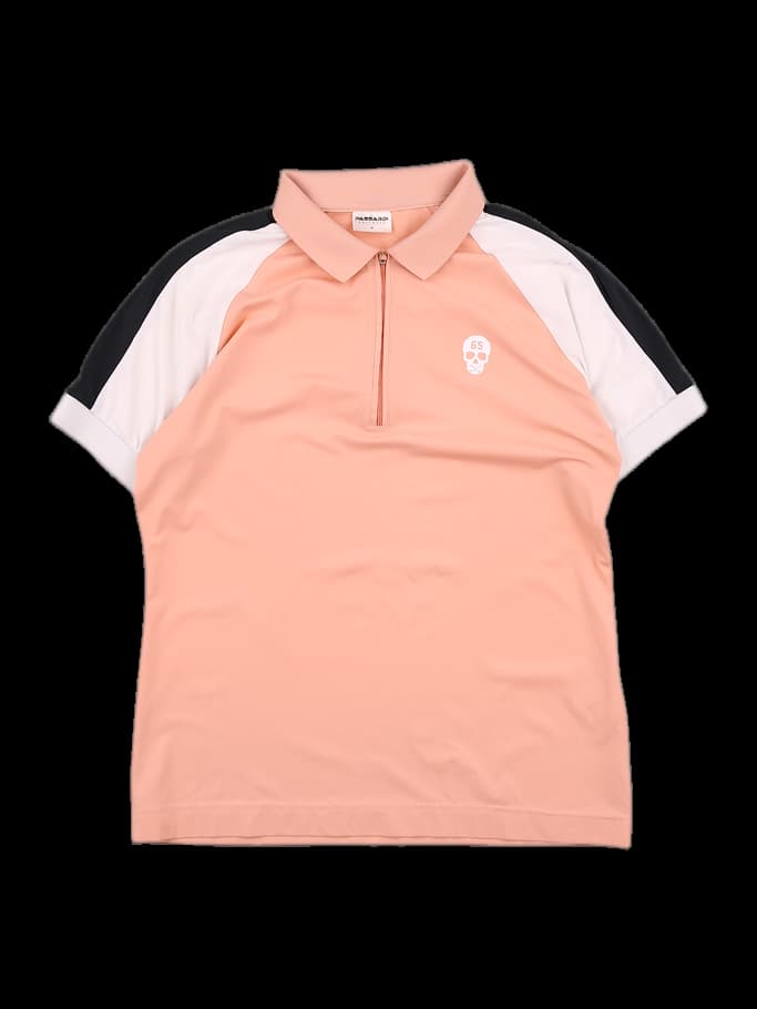 반집업 반팔 카라티