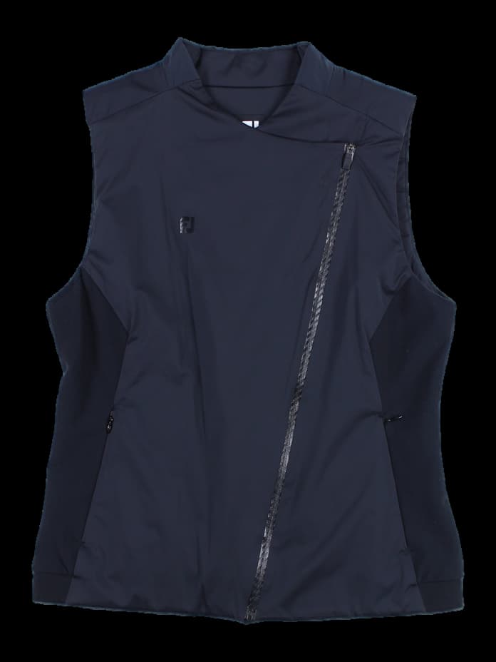 사이드 지퍼 패딩 베스트