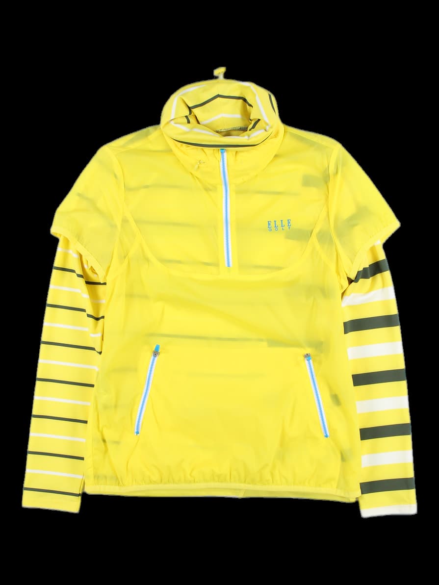 터틀넥 스트라이프 티셔츠