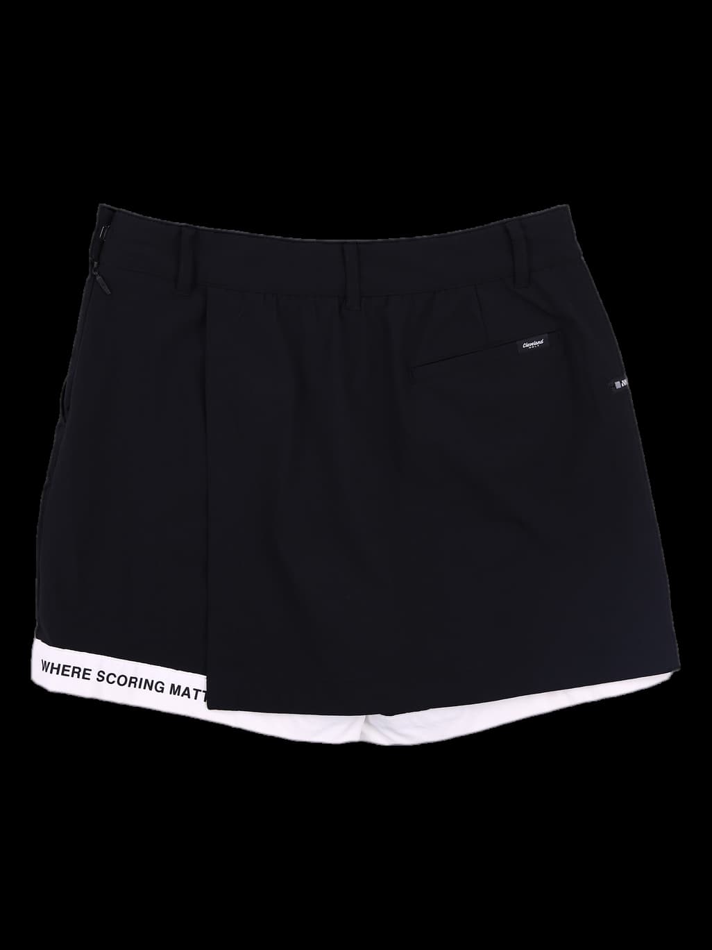 지퍼 포인트 치마 반바지