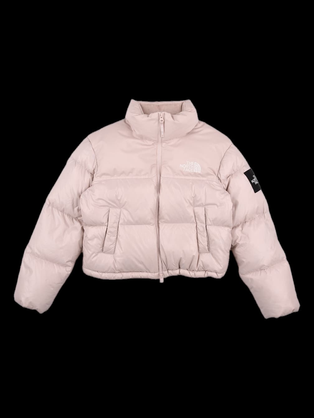 크롭 긴팔 패딩