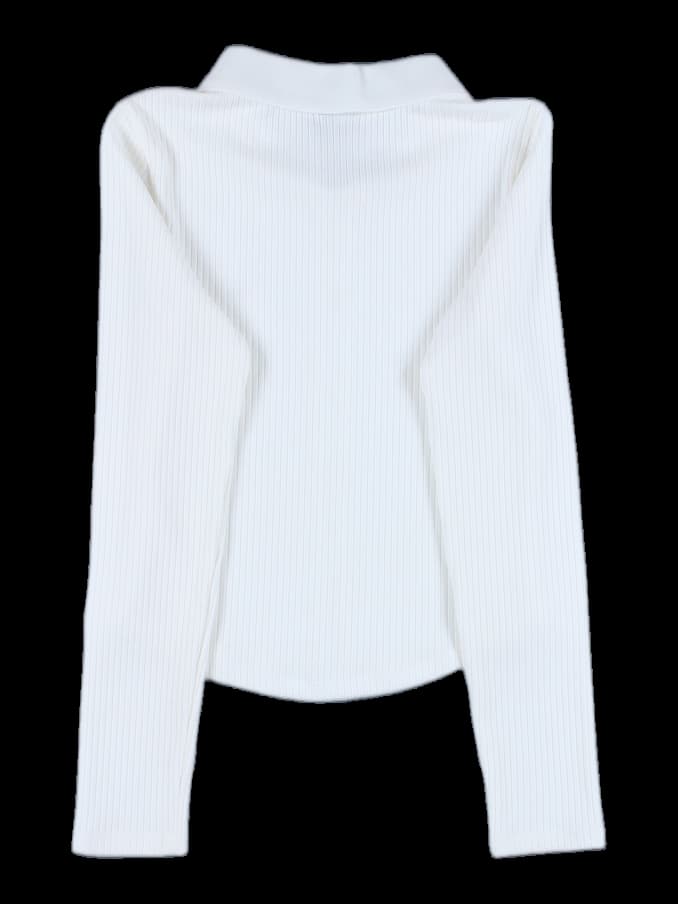 카라 집업 니트 가디건