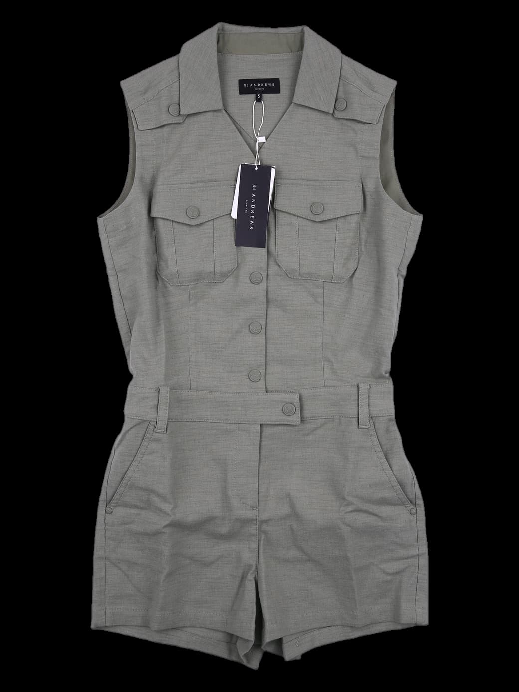 [새상품] 여성 포켓 민소매 점프수트