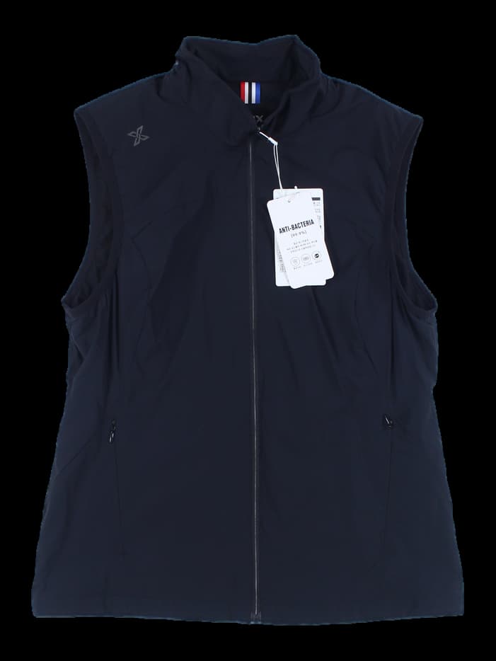 [새상품] 반하이넥 매쉬 집업 베스트