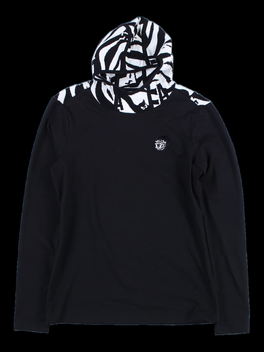 스트레치 긴팔 후드티