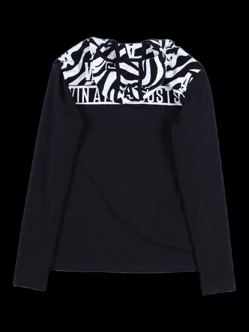 스트레치 긴팔 후드티