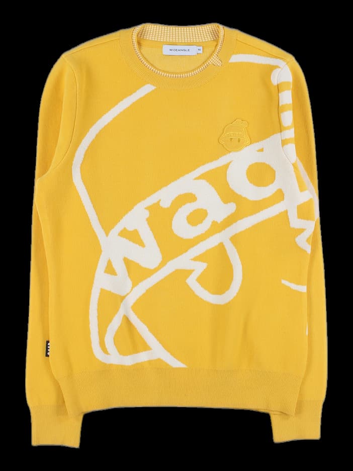 라운드넥 긴팔 니트