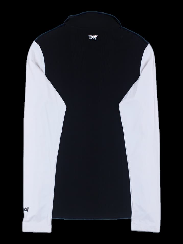 라인 포인트 니트 티셔츠