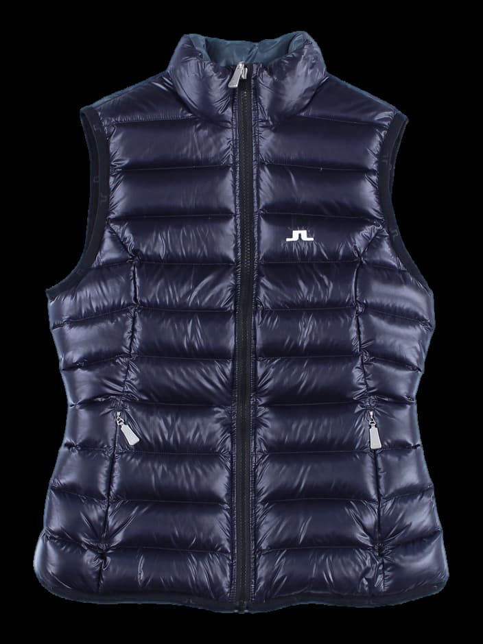 양면 집업 다운 패딩 베스트