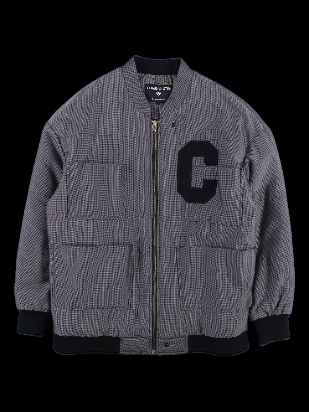 [남성] 체크 항공점퍼