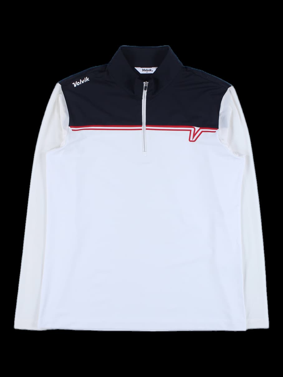 배색 집업 자켓