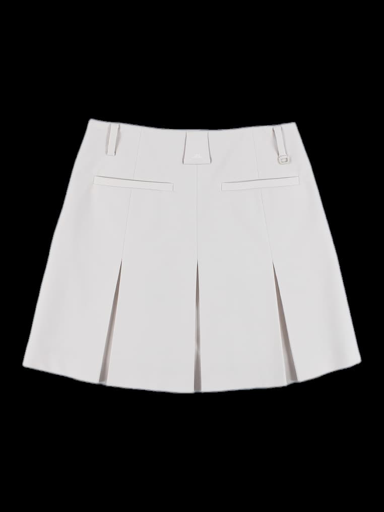 로고 A라인 스커트