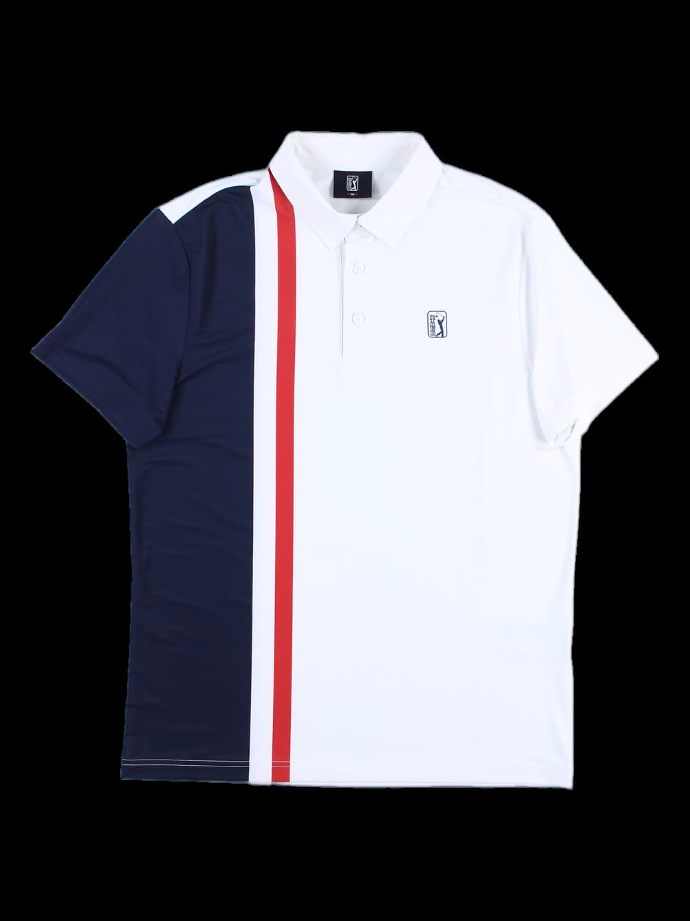 [남성] 컬러 포인트 카라 반팔티