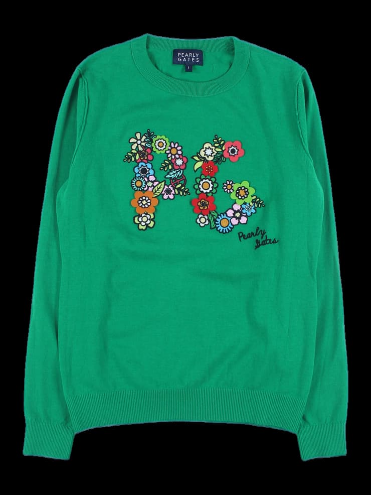 플라워 캐주얼 니트