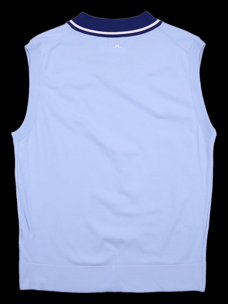 [남성] 배색 니트 베스트