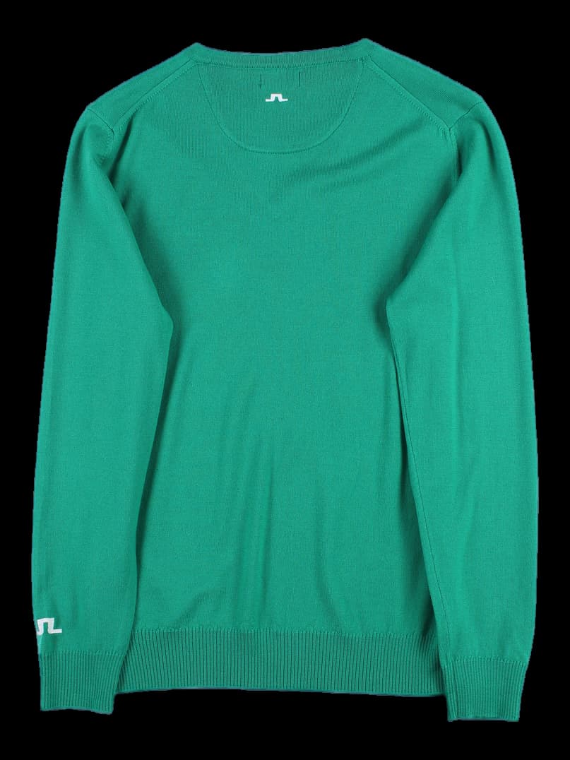 브이넥 울 니트