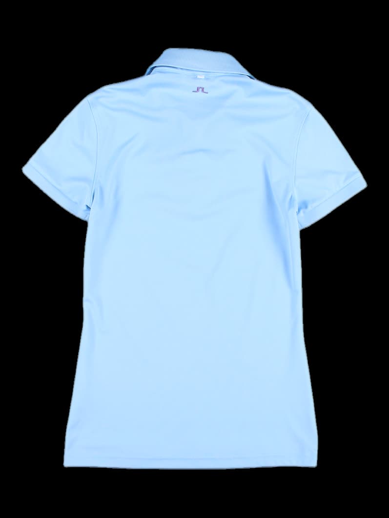 로고 자수 반팔 카라티