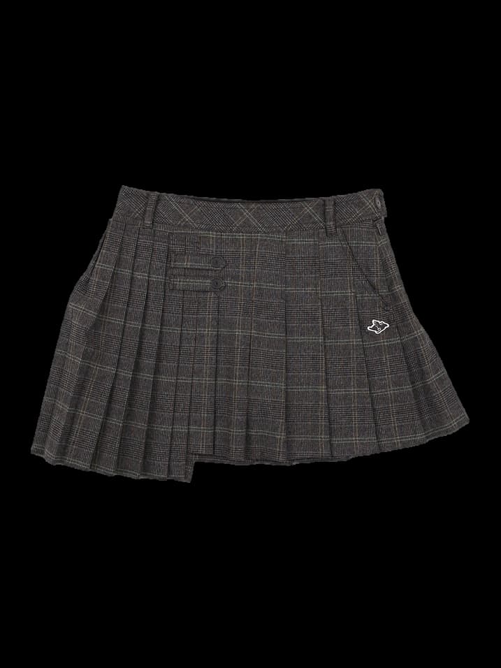 플리츠 큐롯 스커트