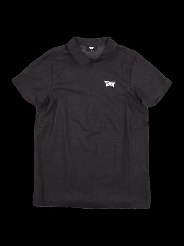 로고 반팔 카라 티셔츠